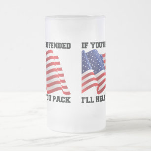 Amerikaanse patriot matglas bierpul