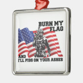 Amerikaanse patriot metalen ornament (Links)