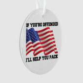 Amerikaanse patriot ornament (voorkant)