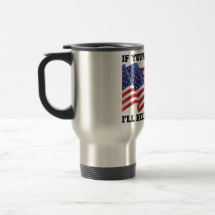 Amerikaanse patriot reisbeker