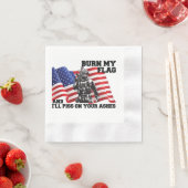 Amerikaanse patriot servet (Insitu)