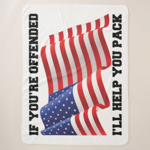 Amerikaanse patriot sherpa deken