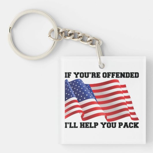 Amerikaanse patriot sleutelhanger (voorkant)