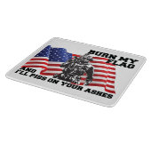 Amerikaanse patriot snijplank (Hoek)