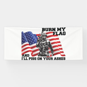 Amerikaanse patriot spandoek