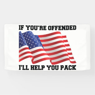 Amerikaanse patriot spandoek