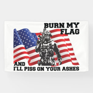 Amerikaanse patriot  spandoek