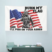 Amerikaanse patriot spandoek (Beurs)