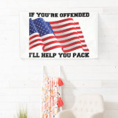Amerikaanse patriot spandoek (Insitu)