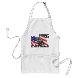 Amerikaanse patriot standaard schort