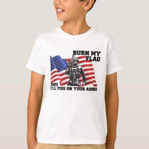 Amerikaanse patriot t-shirt