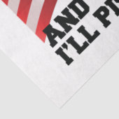 Amerikaanse Patriot Tissuepapier (Detail)