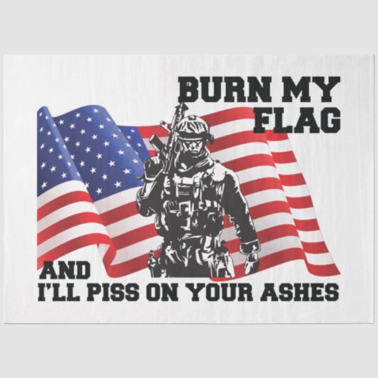 Amerikaanse Patriot Tissuepapier (Voorkant)