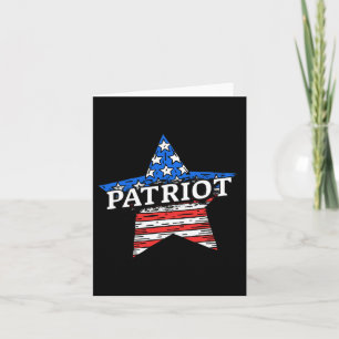 Amerikaanse Patriot USA Star Flag verontrust Kaart