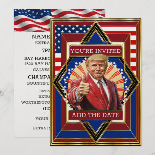Amerikaanse Patriotische Deco Kaart
