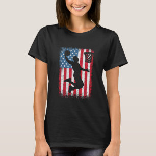 Amerikaanse Patriotische Schets 4 juli Vlag van de T-shirt
