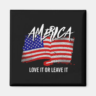 Amerikaanse Patriottische Amerikaanse Vlag Vrijhei Magneet