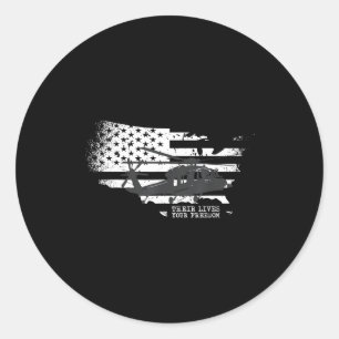 Amerikaanse Patriottische Amerikaanse Vlag Vrijhei Ronde Sticker