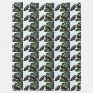 Amerikaanse patriottische kunst Amerikaanse adelaa Fleece Deken