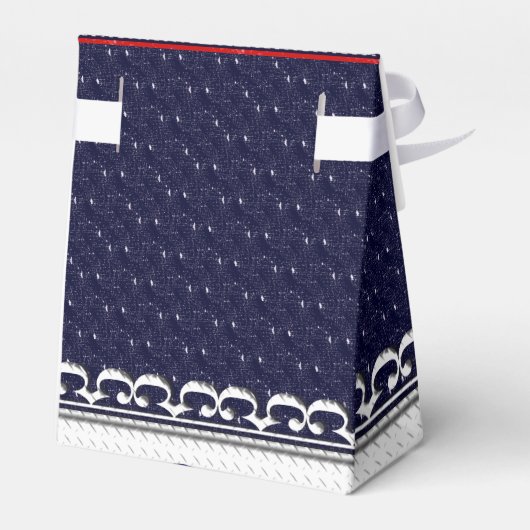 Amerikaanse patriottische viering van nationale Fe Bedankdoosjes (Achterkant)