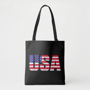 Amerikaanse patriottische vlag voor Kinder mannenj Draagtas