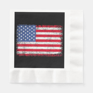 Amerikaanse patriottische vlag voor Kinder mannenj Servet