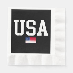 Amerikaanse patriottische vlag voor Kinder mannenj Servet