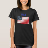 Amerikaanse patriottische vlag voor Kinder mannenj T-shirt (Voorkant)
