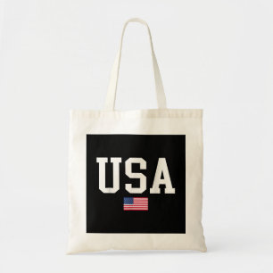 Amerikaanse patriottische vlag voor Kinder mannenj Tote Bag