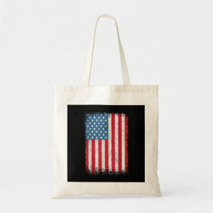 Amerikaanse patriottische vlag voor Kinder mannenj Tote Bag