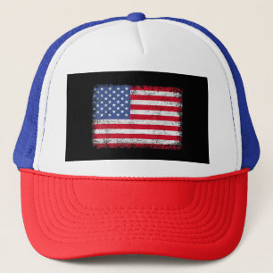 Amerikaanse patriottische vlag voor Kinder mannenj Trucker Pet