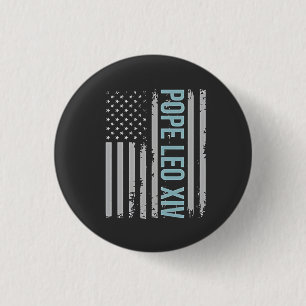 Amerikaanse paus Leo Katholieke Kerk Christelijk g Ronde Button 3,2 Cm