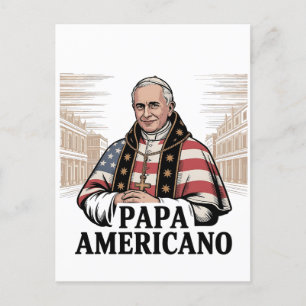 Amerikaanse Paus Leo Katholieke Kerk Christelijk G Uitnodiging Briefkaart