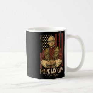 Amerikaanse Paus Leo XIV 267e Vlag Katholieke Vin Koffiemok