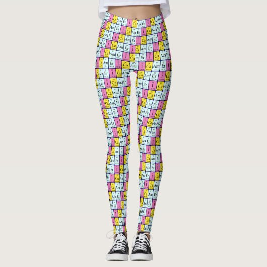 Amerikaanse periodieke leggings (Voorkant)