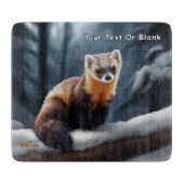 Amerikaanse pine Marten Snijplank (Voorkant)