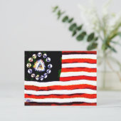 Amerikaanse piraat 005 briefkaart (Staand voorkant)