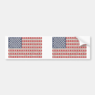 Amerikaanse piratenvlag bumpersticker