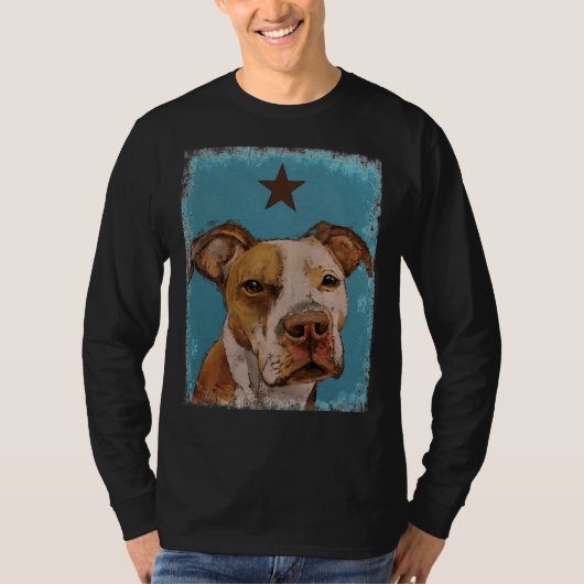 Amerikaanse Pit Bull 1 T-shirt (Voorkant)