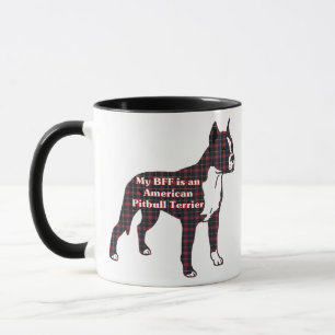 Amerikaanse Pit Bull Terrier BFF Mok