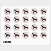 Amerikaanse Pit Bull Terrier Hart Stickers (Vel)