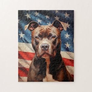Amerikaanse Pit Bull Terrier Legpuzzel