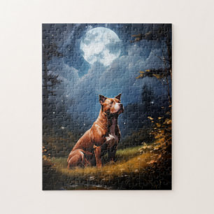 Amerikaanse Pit Bull Terrier Legpuzzel