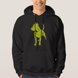 Amerikaanse Pit Bull Terrier Portret Hoodie