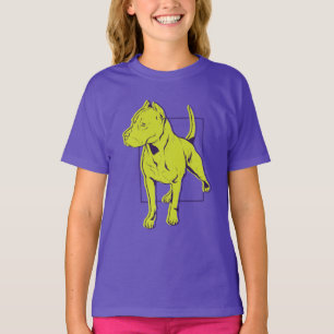 Amerikaanse Pit Bull Terrier Portret T-shirt