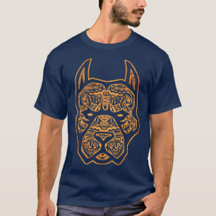 Amerikaanse Pit Bull Terrier Tribal Tattoos T-shirt