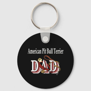 Amerikaanse Pit Bull Terrire Dad Sleutelhanger