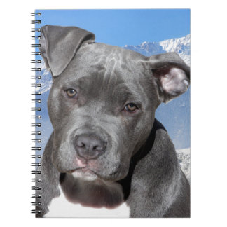 Amerikaanse Pitbull Terrier Puppy Dog Notitieboek