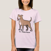 Amerikaanse Pitbull Terrier T-shirt (Voorkant)