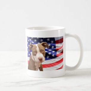 Amerikaanse Pitbullpuppy Koffiemok